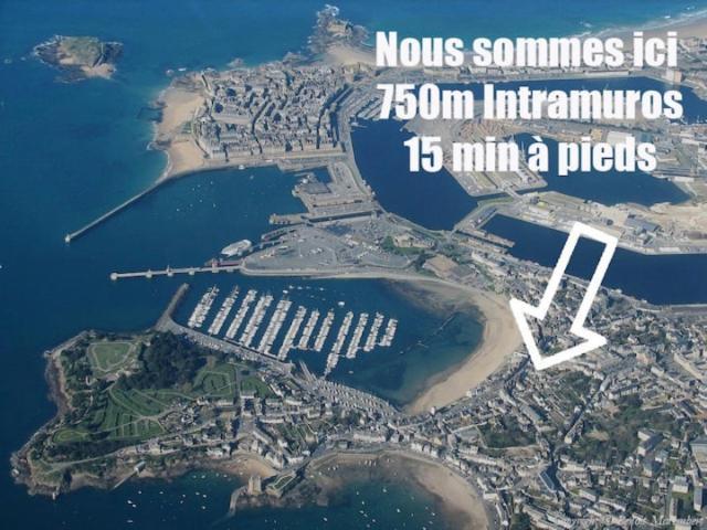 Studio Le Cosy Beach - Plage 50M - Rue Gratuite Saint-Malo Kültér fotó